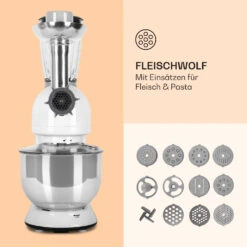 Lucia Küchenmaschine 3-in-1 2000 W / 2,7 PS 5 Ltr Edelstahl BPA-frei -Angebote Küchenmaschinen Store 10008236 de 0005 logo