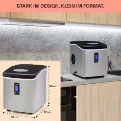 Mr. Black-Frost Eismaschine 150W Edelstahl Schwarz 15kg -Angebote Küchenmaschinen Store 10020109 de 0006 usp