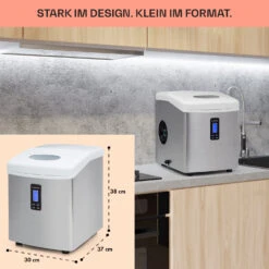 Mr. Silver-Frost Eismaschine 150W Edelstahl Weiß 15kg -Angebote Küchenmaschinen Store 10020110 de 0006 usp