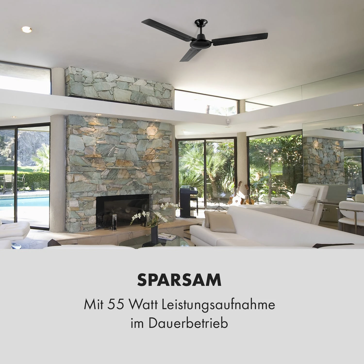 Spin Doctor Deckenventilator Ø122cm 9963m³/h 56W Wandsteuerung 4 Spin Doctor Deckenventilator Ø122cm 9963m³/h 56W Wandsteuerung – Bild 2