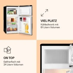 Monroe Kühl- & Gefrierkombination 61/24 Liter 0 - 10 °C 70 Watt -Angebote Küchenmaschinen Store 10029331 de 0003 logo