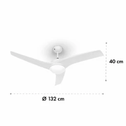 Figo 2-in-1-Deckenventilator Lampe Ø132cm 10.039m³/h Fernbedienung -Angebote Küchenmaschinen Store 10029345 yy 0007 logo