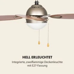 Valderama Deckenventilator & Lampe Ø 42" (107 Cm ) 7480 M³/h 55 DB -Angebote Küchenmaschinen Store 10029347 de 0003 logo