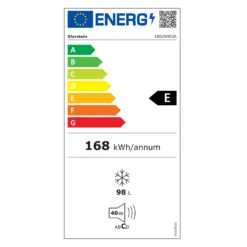 Iceblokk 100 Gefriertruhe 98 L EEK E 40 DB 4-Sterne -15 Bis -26 °C -Angebote Küchenmaschinen Store 10029353 energy label
