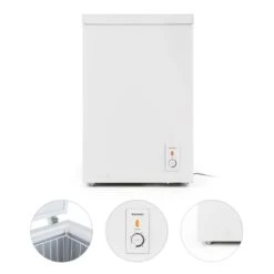 Iceblokk 100 Gefriertruhe 98 L EEK E 40 DB 4-Sterne -15 Bis -26 °C -Angebote Küchenmaschinen Store 10029353 yy 0003 logo Klarstein Iceblokk Gefriertruhe