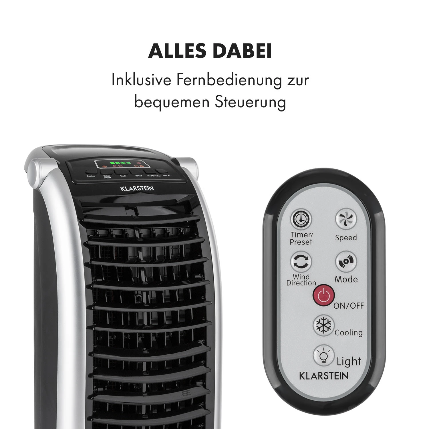 Maxfresh Ventilator Luftkühler 4-in-1-Funktion 6L-Tank 55W Timer 10 Maxfresh Ventilator Luftkühler 4-in-1-Funktion 6L-Tank 55W Timer – Bild 8