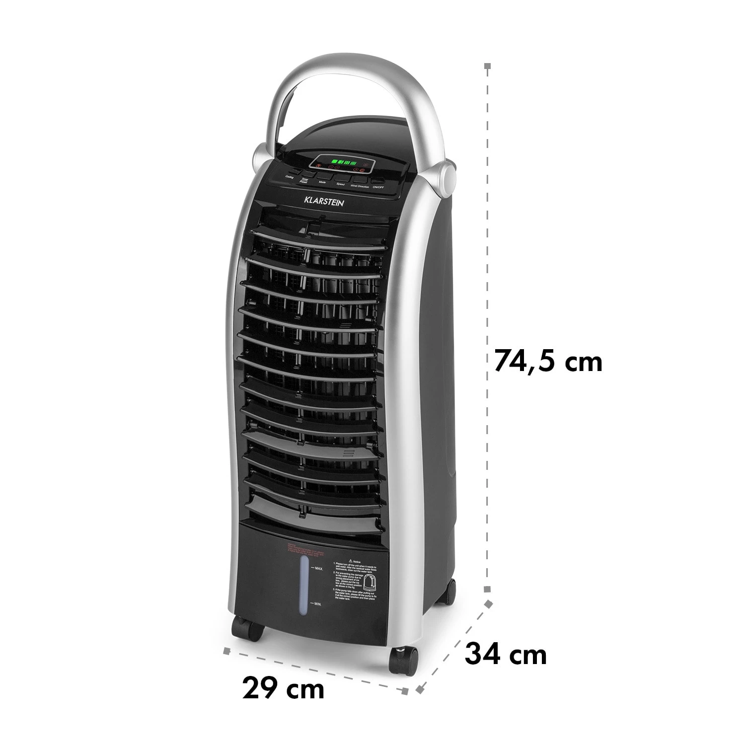 Maxfresh Ventilator Luftkühler 4-in-1-Funktion 6L-Tank 55W Timer 11 Maxfresh Ventilator Luftkühler 4-in-1-Funktion 6L-Tank 55W Timer – Bild 9
