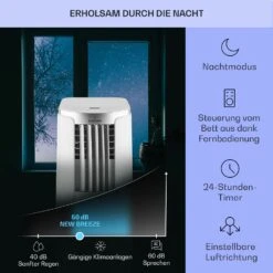 New Breeze 9 Mobile Klimaanlage 4-in-1 9.000 BTU / 2,6 KW Mobil Timer -Angebote Küchenmaschinen Store 10029704 de 0004 usp