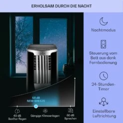 New Breeze 9 Mobile Klimaanlage 9000 BTU / 2,6 KW Timer -Angebote Küchenmaschinen Store 10029705 de 0004 usp