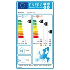 Windwaker Pro 12 Inverter Split Klimaanlage 12000 BTU A++ Weiß -Angebote Küchenmaschinen Store 10029707 energy label