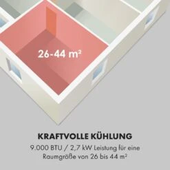 Frostik Fenster-Klimagerät 9.000 BTU/2,7 KW EEC A Fernbedienung -Angebote Küchenmaschinen Store 10029808 de 0005 logo