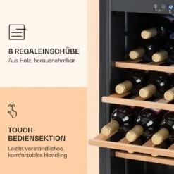 Vinamour 54 Duo Weinkühlschrank 2 Zonen 148 Ltr 54 Fl Touch-Display -Angebote Küchenmaschinen Store 10030714 de 0005 logo