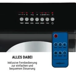 Kingcool 4-in-1 Luftkühler 2340 M³/h 95 W 8 Liter Mobil Fernbedienung 14 Kingcool 4-in-1 Luftkühler 2340 M³/h 95 W 8 Liter Mobil Fernbedienung -Angebote Küchenmaschinen Store 10031341 de 0005 usp