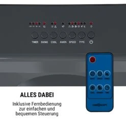 Kingcool 4-in-1 Luftkühler 2340 M³/h 95 W 8 Ltr Mobil Fernbedienung 14 Kingcool 4-in-1 Luftkühler 2340 M³/h 95 W 8 Ltr Mobil Fernbedienung -Angebote Küchenmaschinen Store 10031342 de 0005 usp
