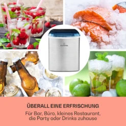 On-The-Rocks Eismaschine LED | 12kg Je 24h | 2.1l | Edelstahl Schwarz -Angebote Küchenmaschinen Store 10031372 de 0003 usp