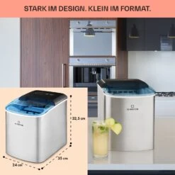 On-The-Rocks Eismaschine LED | 12kg Je 24h | 2.1l | Edelstahl Schwarz -Angebote Küchenmaschinen Store 10031372 de 0006 usp