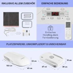 Klimamobil Wohnwagen-Klimaanlage RV-Air-Conditioner Heizung 16-30 °C -Angebote Küchenmaschinen Store 10031436 de 0006 usp