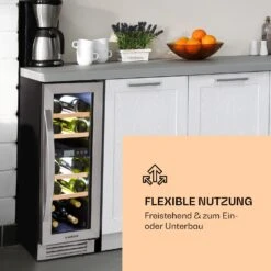Vinovilla 17 Built-In Duo Weinkühlschrank 2 Zonen 53l 17 Fl. Glastür -Angebote Küchenmaschinen Store 10032030 de 0002 logo