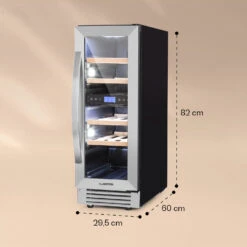 Vinovilla 17 Built-In Duo Weinkühlschrank 2 Zonen 53l 17 Fl. Glastür -Angebote Küchenmaschinen Store 10032030 yy 0007 logo
