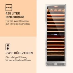 Vinovilla Grande 165 Built-in Duo Weinkühlschrank 425l 165Fl. Glastür -Angebote Küchenmaschinen Store 10032034 de 0003 logo