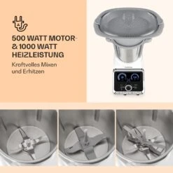 GrandPrix Küchenmaschine 500W / 1000W 2,5l Edelstahl-Rührschüssel -Angebote Küchenmaschinen Store 10032089 de 0003 logo