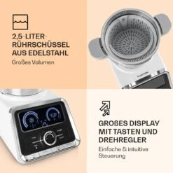 GrandPrix Küchenmaschine 500W / 1000W 2,5l Edelstahl-Rührschüssel -Angebote Küchenmaschinen Store 10032089 de 0004 logo