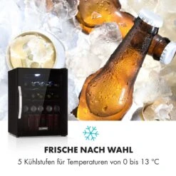 Beersafe XL Onyx Kühlschrank 60 Liter 4 Böden Panoramaglastür -Angebote Küchenmaschinen Store 10032871 de 0005 logo
