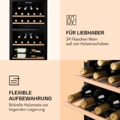 Barossa 34 Duo Weinkühlschrank 34 Fl 80 Ltr 2 Zonen Touch-Steuerung -Angebote Küchenmaschinen Store 10032920 de 0005 logo