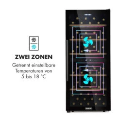 Barossa 102 Duo Weinkühlschrank 102 Fl 226 Ltr 2 Zonen Touch-Steuerung 16 Barossa 102 Duo Weinkühlschrank 102 Fl 226 Ltr 2 Zonen Touch-Steuerung -Angebote Küchenmaschinen Store 10032921 de 0005 logo