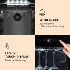 Bellevin 62 Weinkühlschrank 56 Flaschen 5-20°C EEC G -Angebote Küchenmaschinen Store 10032923 de 0003 logo