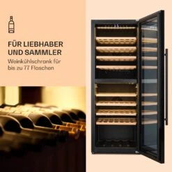 Barossa 77 Duo Weinkühlschrank 2 Zonen 191 L 77 Fl. Touch LED Schwarz -Angebote Küchenmaschinen Store 10032963 de 0003 logo