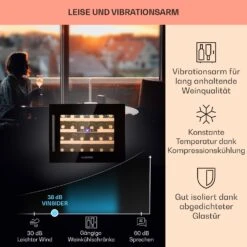 Vinsider 24 Built-In Uno Onyx Einbau-Weinkühlschrank 24 Flaschen 57 L 13 Vinsider 24 Built-In Uno Onyx Einbau-Weinkühlschrank 24 Flaschen 57 L -Angebote Küchenmaschinen Store 10032965 de 0004 usp