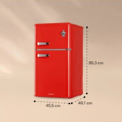 Irene Kühl- & Gefrierkombination 85 Liter Retro-Design 12 Irene Kühl- & Gefrierkombination 85 Liter Retro-Design -Angebote Küchenmaschinen Store 10032980 yy 0011 dimensions