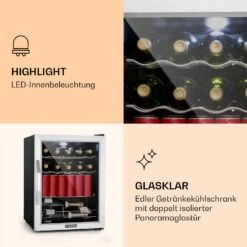 Beersafe XL Mix It Edition Kühlschrank 60 Ltr 4 Böden Panoramaglastür -Angebote Küchenmaschinen Store 10033120 de 0004 logo
