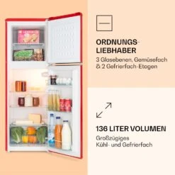 Audrey Kühl- & Gefrierkombination 97l/39l Retro-Look 2 Böden -Angebote Küchenmaschinen Store 10033193 de 0003 logo