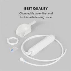 Glacial XL Profi-Eiswürfelmaschine 38kg/d 15l LED Edelstahl Schwarz 16 Glacial XL Profi-Eiswürfelmaschine 38kg/d 15l LED Edelstahl Schwarz -Angebote Küchenmaschinen Store 10033442 yy 0008 logo Klarstein Glacial XL Profi Eiswuerfelmaschine 15 L