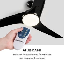 Klarstein Figo Deckenventilator 2-in-1 Mit Deckenleuchte Ø 132 Cm -Angebote Küchenmaschinen Store 10033505 de 0003 logo