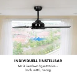 Klarstein Figo Deckenventilator 2-in-1 Mit Deckenleuchte Ø 132 Cm -Angebote Küchenmaschinen Store 10033505 de 0005 logo