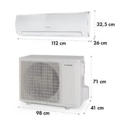 Windwaker Eco Split-Klimaanlage 24000 BTU/7 KW Luftdurchsatz 1250 M³/h -Angebote Küchenmaschinen Store 10033603 yy 0007 dimensions