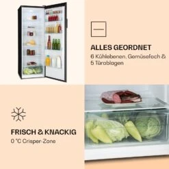 BigBoy Kühlschrank 337l Crisper 6 Ebenen Energieklasse Schwarz -Angebote Küchenmaschinen Store 10033680 de 0005 logo