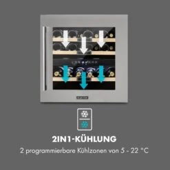 Vinsider 36 Weinkühlschrank 2 Kühlzonen 5-22°C 85l Edelstahl -Angebote Küchenmaschinen Store 10033682 de 0003 logo