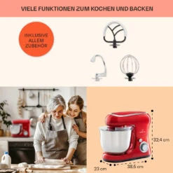 Bella Pico 2G Küchenmaschine 1300W 1,7PS 6 Stufen 5 Liter -Angebote Küchenmaschinen Store 10033801 de 0005 usp