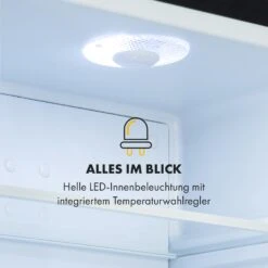 Frosty Mini-Kühlschrank EEC A Spiegelglastür 10 Liter Schwarz -Angebote Küchenmaschinen Store 10033836 de 0007 logo