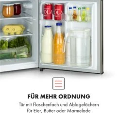 Big Daddy Cool Kühl-Gefrierkombination 61/25 Liter 2 Ebenen Edelstahl -Angebote Küchenmaschinen Store 10034005 de 0004 logo