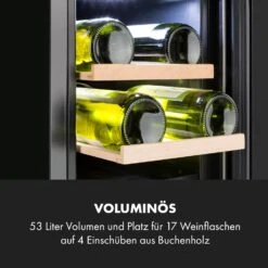Vinovilla 17 Built-In Duo Weinkühlschrank 53l 17 Fl. 2 Zonen Glastür -Angebote Küchenmaschinen Store 10034154 de 0005 logo