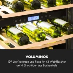 Vinovilla 43 Built-In Duo Onyx Weinkühlschrank 129l 43 Fl. 2 Zonen -Angebote Küchenmaschinen Store 10034155 de 0005 logo