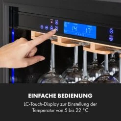 First Class 84 Weinkühlschrank 4 Dispenser 84 Fl. 5-22°C Touch Glastür -Angebote Küchenmaschinen Store 10034564 de 0006 logo