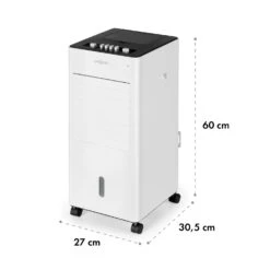 Freshboxx 3-in-1 Luftkühler 65 W 360 M³/h 6 Liter 2 Kühlakkus Mobil -Angebote Küchenmaschinen Store 10034629 yy 0007 dimensions