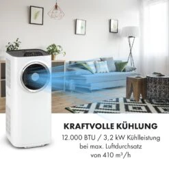 Klarstein Kraftwerk Smart 12K Klimaanlage 3-in-1 12000 BTU App 14 Klarstein Kraftwerk Smart 12K Klimaanlage 3-in-1 12000 BTU App -Angebote Küchenmaschinen Store 10034664 de 0003 logo