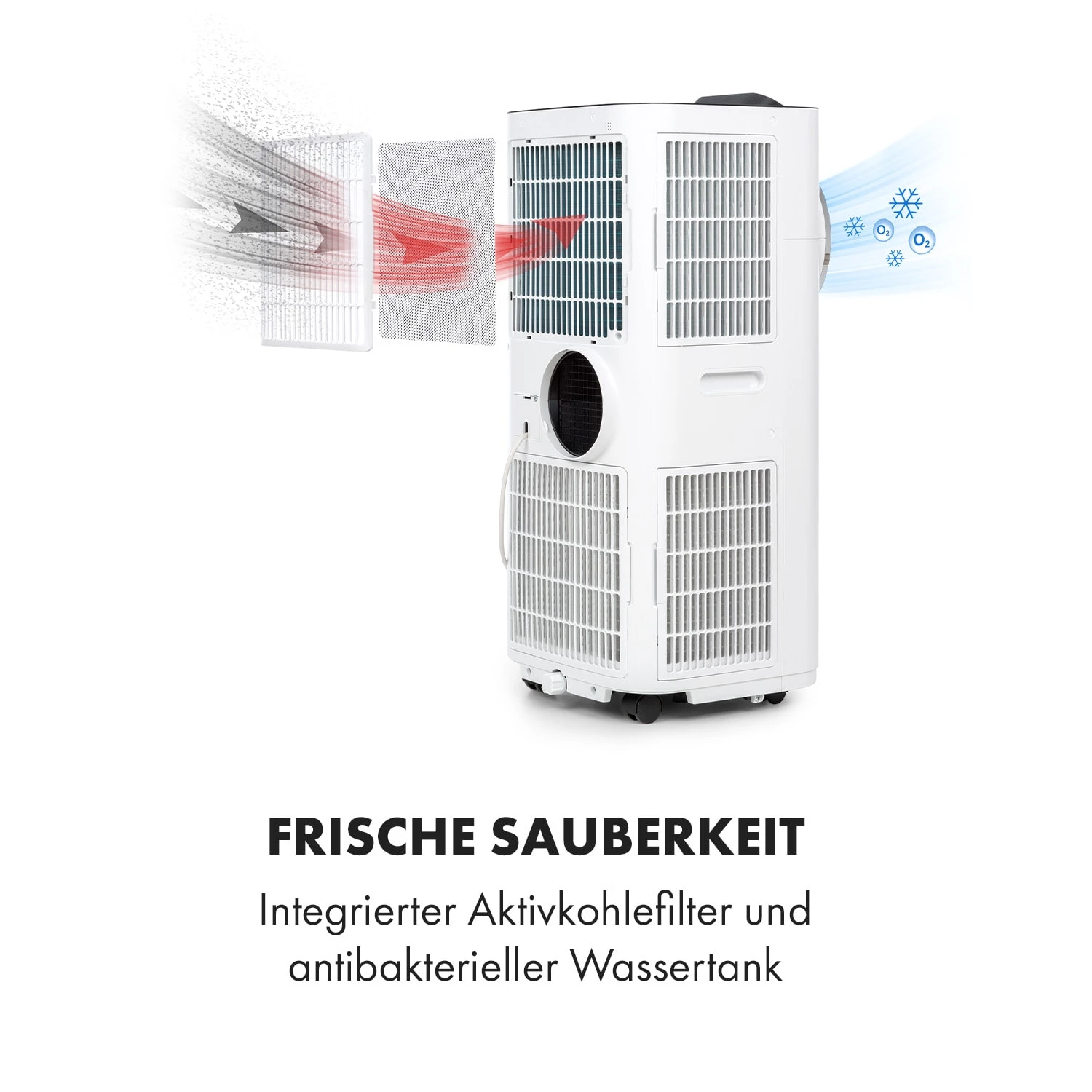 Klarstein Kraftwerk Smart 12K Klimaanlage 3-in-1 12000 BTU App 9 Klarstein Kraftwerk Smart 12K Klimaanlage 3-in-1 12000 BTU App – Bild 7